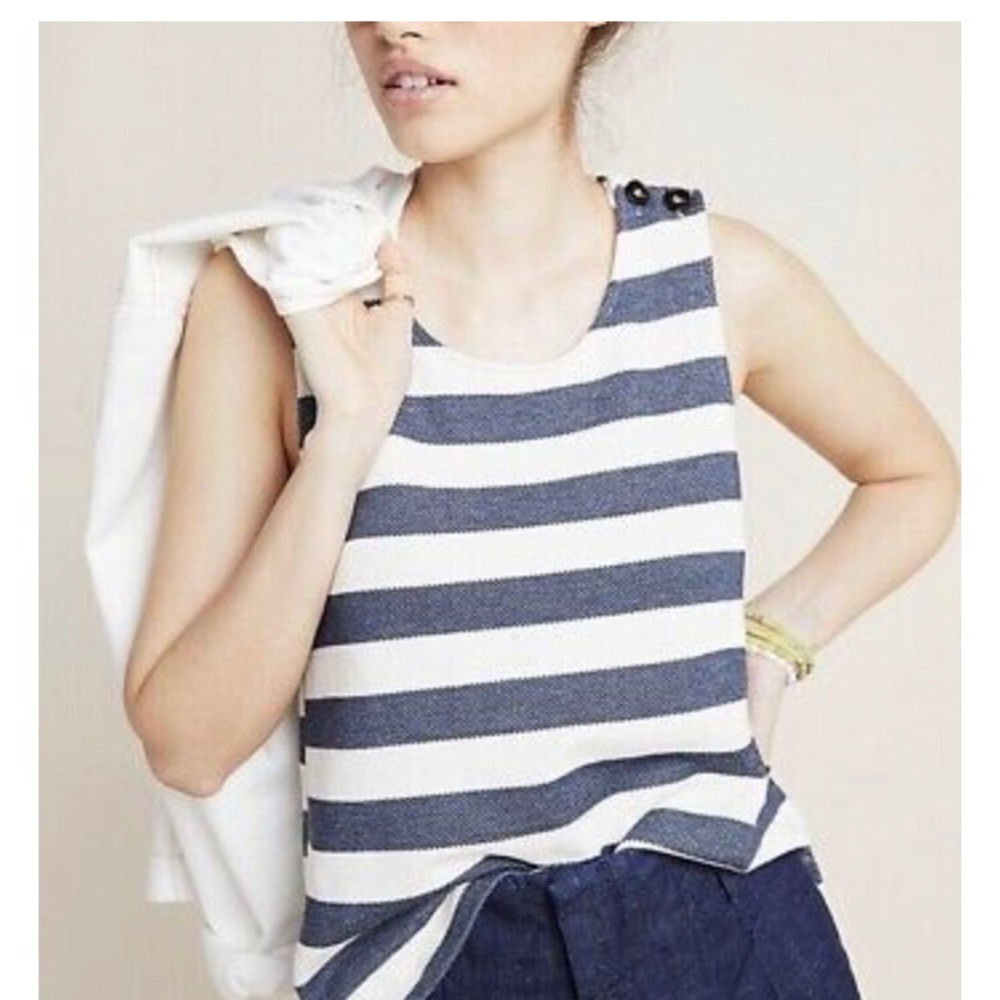 Anthropologie Sunday in Brooklyn sleeveless top